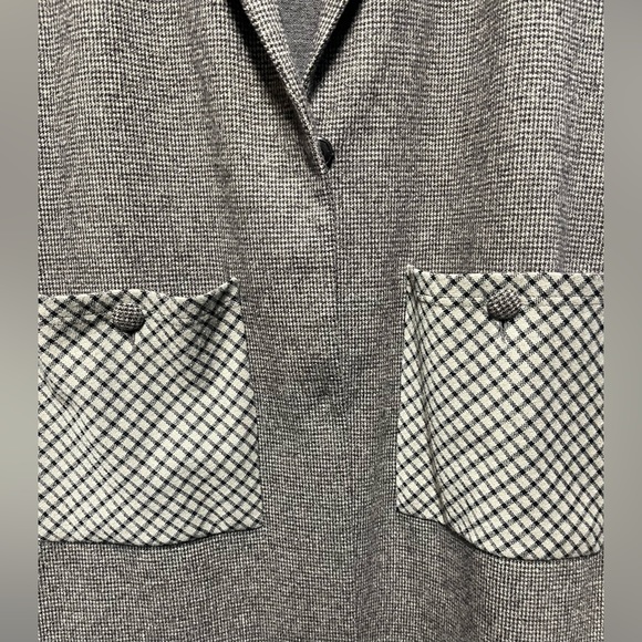 Harlyn Graham Anthropologie Longline Plaid Blazer Women’s L - Picture 2 of 5